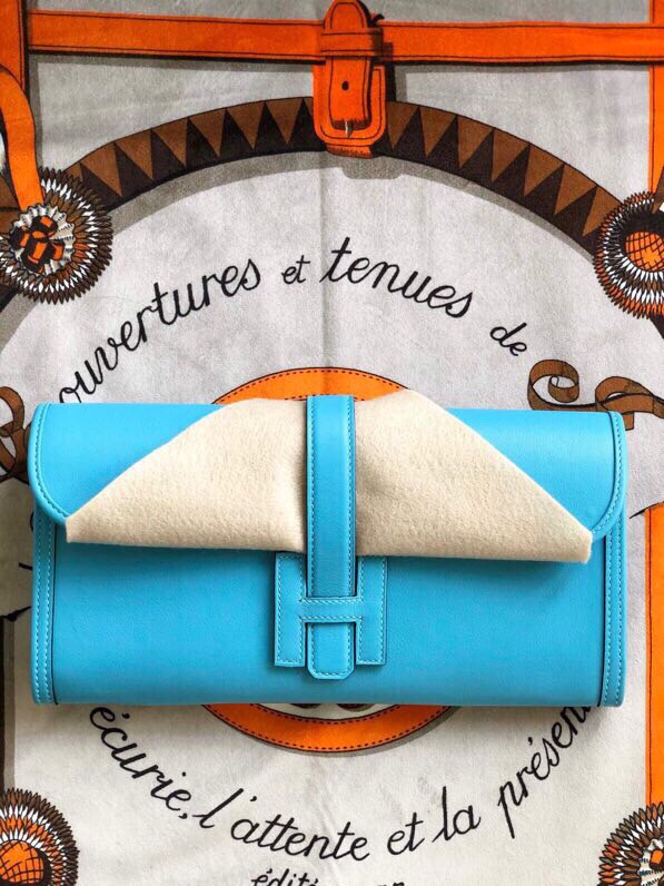 에르메스 지제 엘란29 노던블루 스위프트 송아지가죽 내부 양가죽